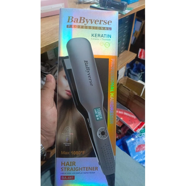 Babyverse Professional BaByverse Professional Keratin Hair Straightener (Random Color) - GlowLaa.com