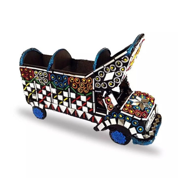 Mini Truck Colorful Model for Home and Office decor Truck Art Decorative Miniature Glass Work Antique Decoration Items. - GlowLaa.com