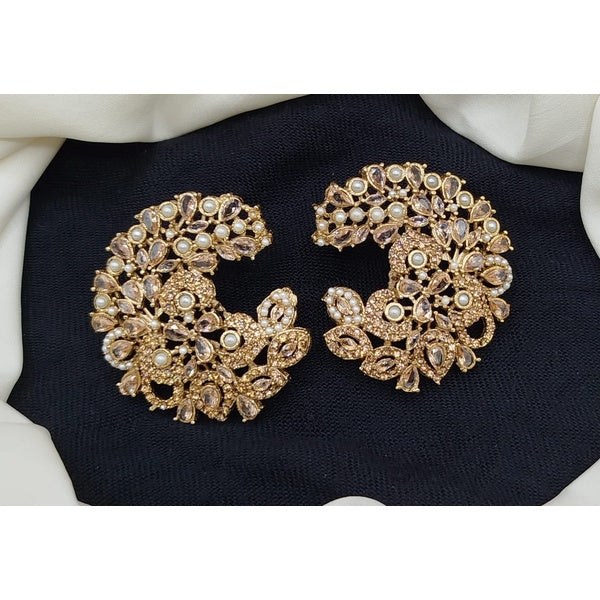 Unique Style Studs Earrings Elegant Collection for Women | Fashion Earrings For Women | Best Earrings - Green