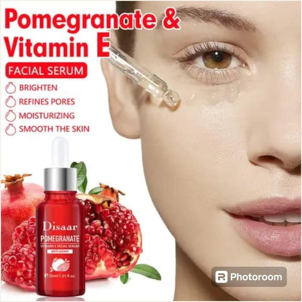Disaar Pomegranate Vitamin E Facial Serum Boost Your Skin's Radiance 30Ml | Anti-Aging Face Serum