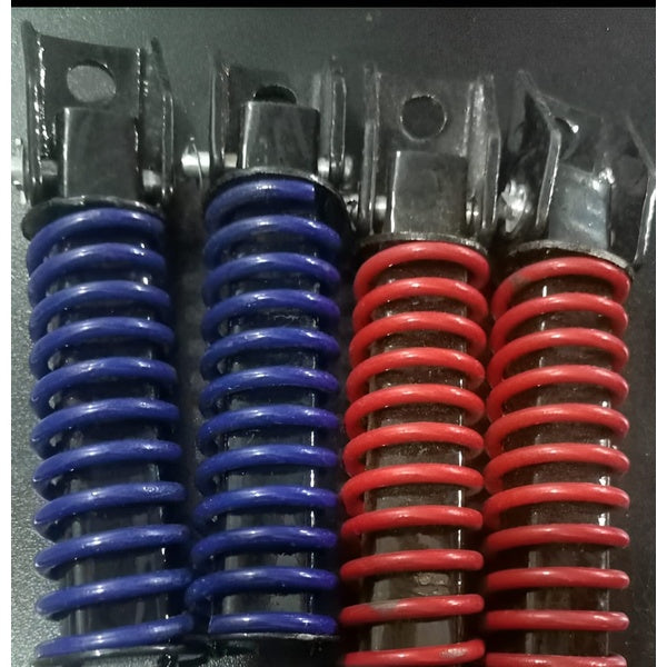 (2 pcs ) Fancy Spring Footrest Universal Lightweight and compact for CD 70 / CG 125