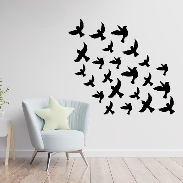 Buy One ( Pack Off 30 ) Get One ( Pack off 30 ) Free 3D Wooden Sparrow Buy One Get One Free | Wooden Wall Decoration Items for Home, Bedrooms Inspire Kids and Look Decent - GlowLaa.com