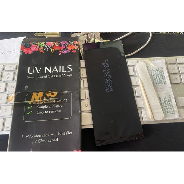 Pack Of 01 - UV Nails Sticker | Best Quality Nails | UV Nails Sticker | Nail For Girls | Artificial Nails Girls & Women Nails - GlowLaa.com