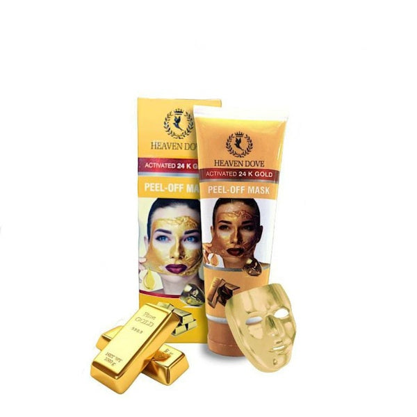 Heaven Original Dove 24K Gold Peel Off Mask – Luxurious Anti-Aging & Deep Cleansing Skincare - 100 ml - GlowLaa.com