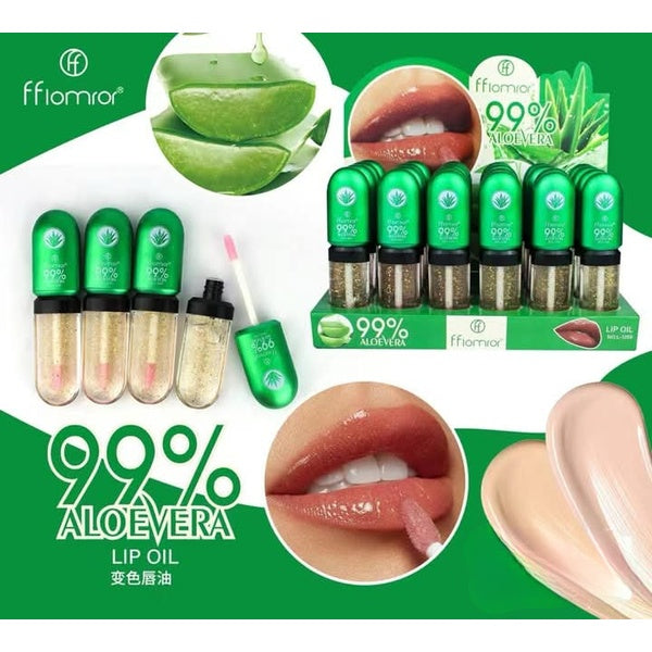 Flormar Aloe Vera Shiny Color Changing Lip Oil – Your Glow, Your Shade Naturally Beautiful - GlowLaa.com