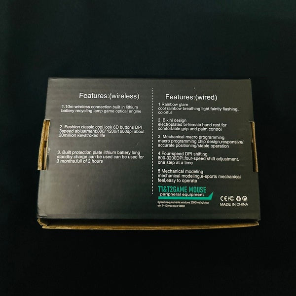 Wireless & Rechargeable Gaming Mouse LED Light Mouse | Ultimate Gaming Wireless Mouse For Laptop PC Computer Gamer