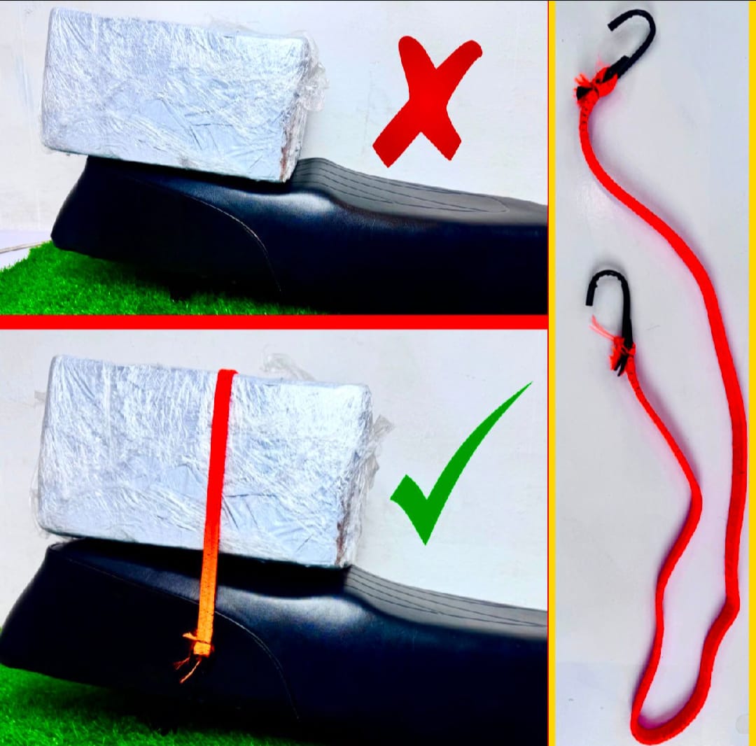 Bike Belt For Seat Laugage Belt For Motorcycle Bag Belt Rubber Belt | Bike Long Belt For Bike