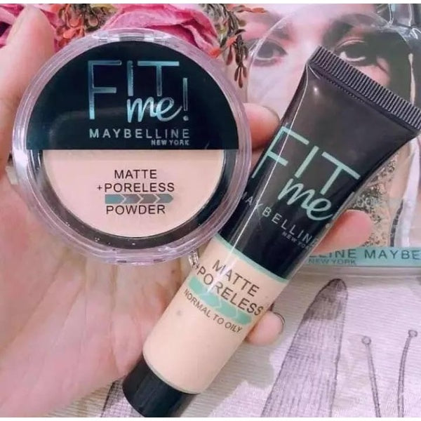 2 in 1 Fitme Foundation & Compact Face Powder Deal