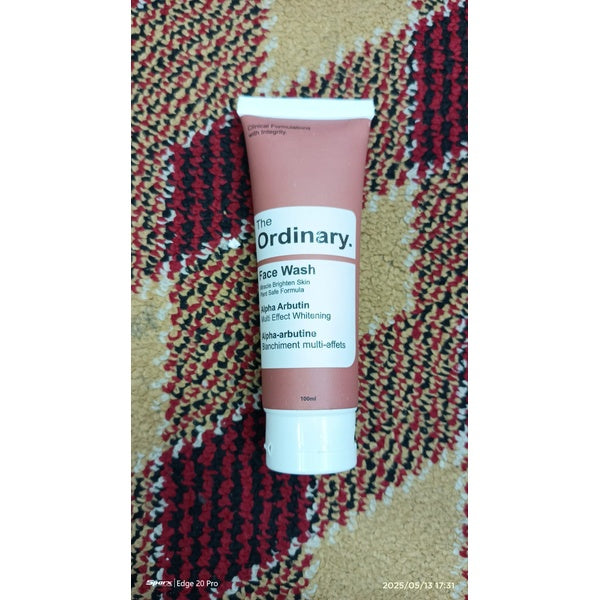 The ordinary face wash with Alpha arbutin in 100 ml / All skin types face wash Hydrating face wash