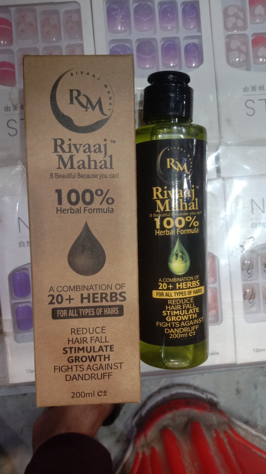 Rivaaj Mahal 100% Natural Formula for Men & Women | Stops Hair Fall, Promotes Thick & Long Hair