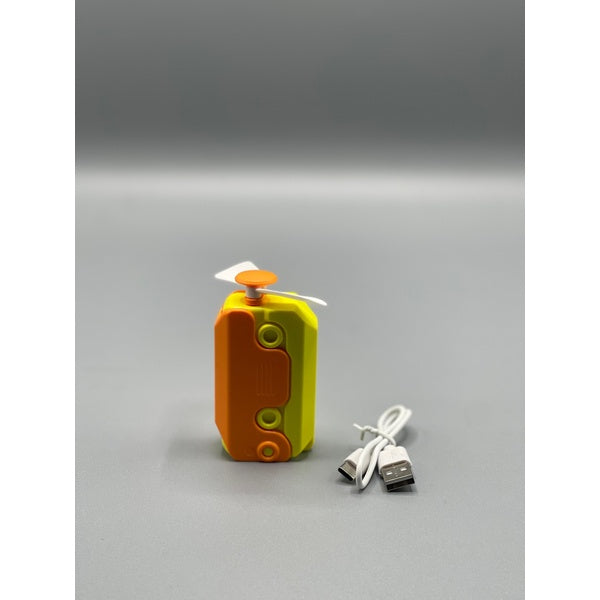 Hot Radish Knife Style Mini Fan – Portable Rechargeable Electric Fan | Dual-Use Handheld & Plug-in Cooling Gadget - GlowLaa.com