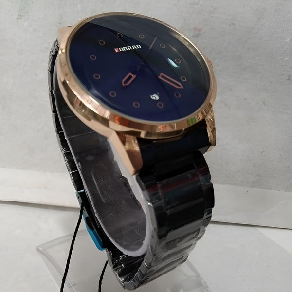 FORRAD Men’s Watch with Stainless Steel Strap Date Function Analog Display - Durable & Lightweight Casual Wristwatch | Men's Watch - Wrist Watch For Men - Stainless Steel Dial & Strap - GlowLaa.com