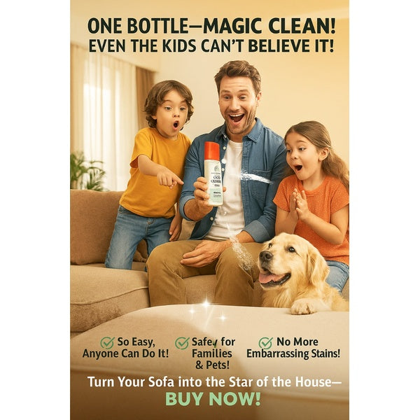 Puresofa | Sofa Cleaner Spray | Upholstery & Fabric Safe | Deep Cleaning | Stain Remover | Fast Dry | Pleasant Scent | 150ml - GlowLaa.com