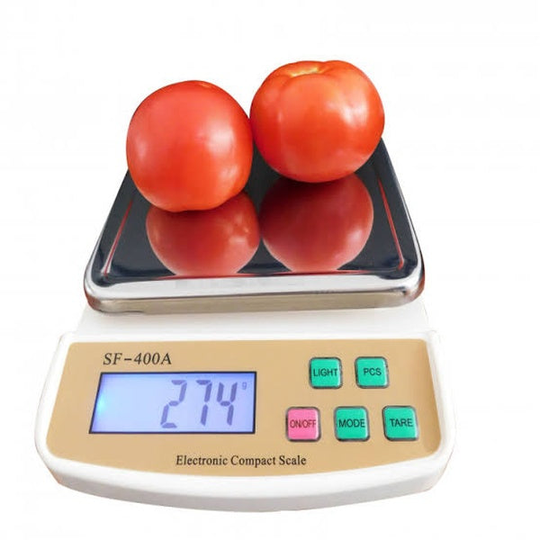 SF-400A Digital Kitchen Scale – Precision Food Weighing Machine for Cooking, Baking & Meal Prep – High Accuracy LCD Display, 10kg Capacity - GlowLaa.com