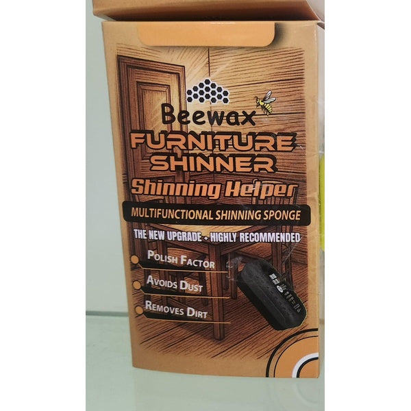 Beeswax Furniture Shiner Sponge – Wood Polish & Cleaner for a Natural Shine - GlowLaa.com