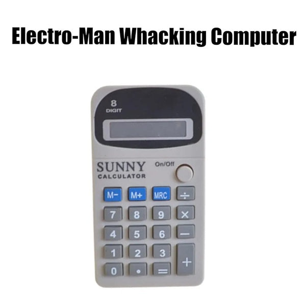 Electric Shocking Fake Calculator – Funny Prank Toy Gadget for Adults & Teens, Ideal for Holidays, Halloween, Birthdays, and Party Tricks - GlowLaa.com