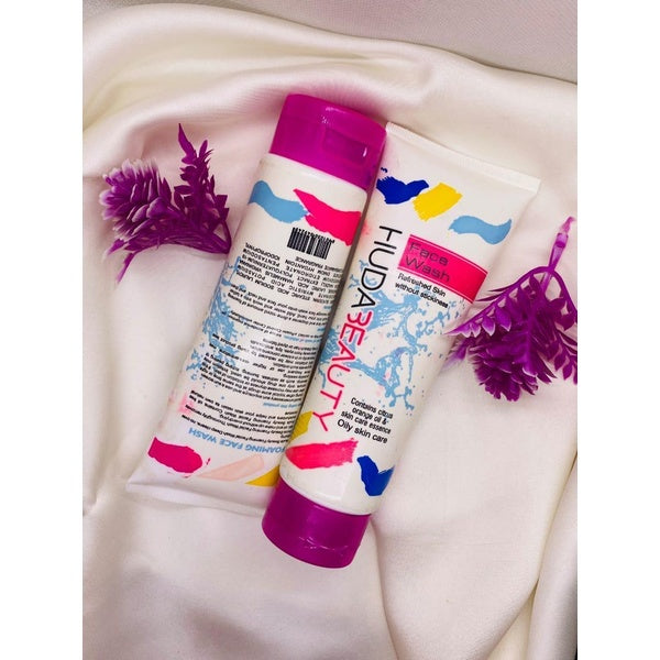 Huda Beauty Face Wash 100ml – Gentle Liquid Cleanser for Oily Skin, Deep Cleansing & Refreshing Daily Skincare Formula - GlowLaa.com