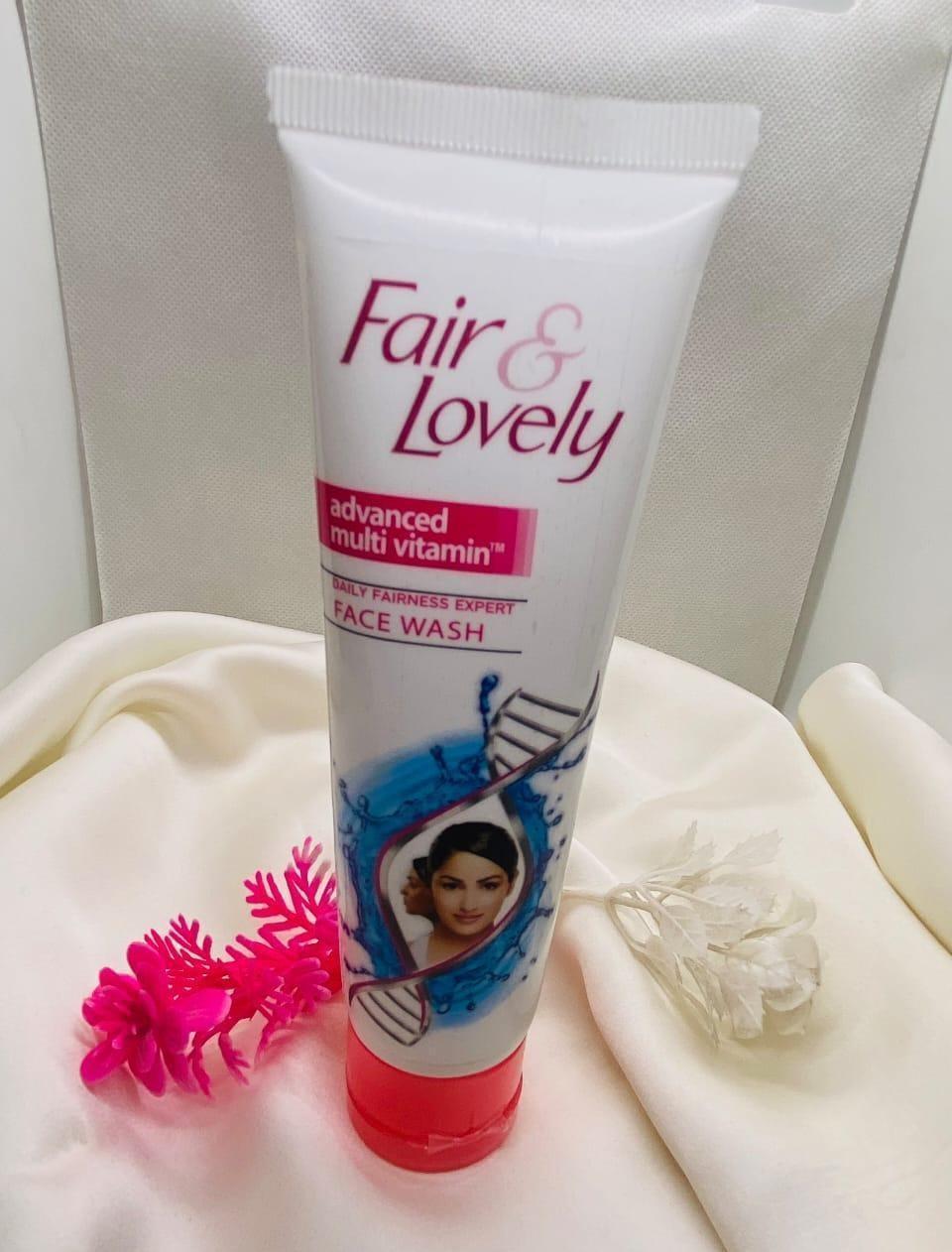 Fair & Lovely Advanced Brightening Face Wash | Gentle Daily Cleansing Formula | Suitable for All Skin Types | Radiant & Fresh Look (100ml)