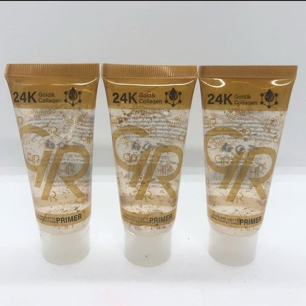 GR 24K Gold & Collagen Primer – Radiance Boosting Liquid Makeup Base, Smooth Finish, Long-Lasting Hydration, 40ml - GlowLaa.com