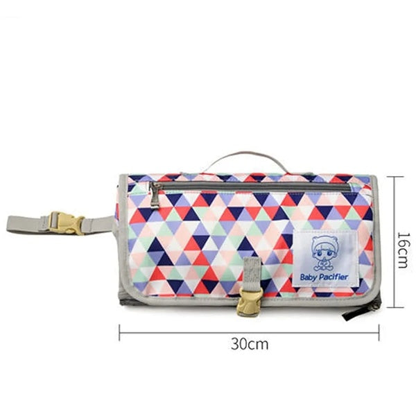 Diaper Pouch (Waterproof), Baby Product Storage, Stroller Bag, Mother's Bag, Diaper Changing Sheet, Baby Shower Gift (random color) - GlowLaa.com