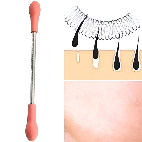 Painless Face Hair Removal Spring Stick – Metal Multipurpose Tool for Quick, Easy & Effective Facial Hair Removal - GlowLaa.com