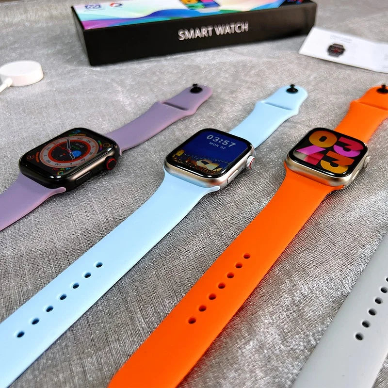 T500 Bluetooth Smart Watch Heart rate monitor Sports fitness tracking for Men and Women - Black