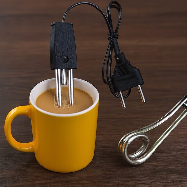 Mini Electric Portable Heating Rod For Instant Water Heating | Compact Travel Immersion Heater For Home, Office, And Outdoor Use (Random Color) - GlowLaa.com