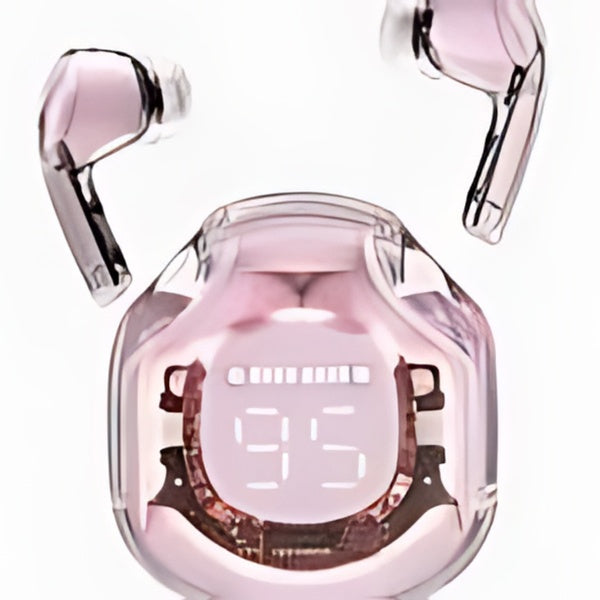 Air39 Wireless Earbuds | Bluetooth 5.3 | Clear Sound | Heavy Bass | Noise Reduction | LED Display - Random Color