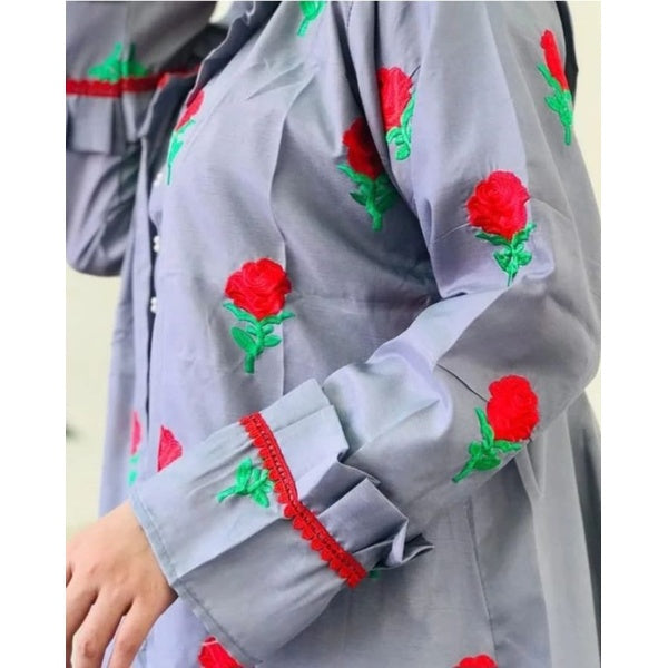 Silk Fancy Gown 3pc - small - GlowLaa.com