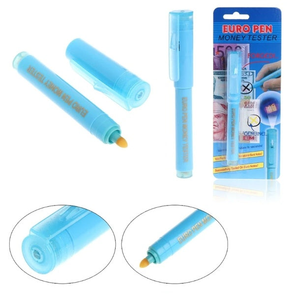 Currency Note Checking Pen | Fake Note Detector Pen | Counterfeit Money Detector Pen For Identifying Real And Fake Notes (Random Color) - GlowLaa.com