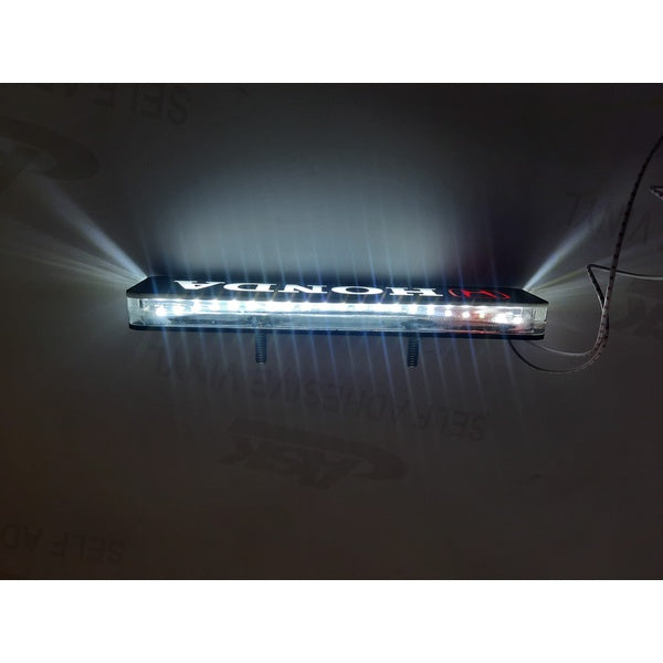 Glowing Monogram For Motorcycle Car Universal 12 Volt | Best Quality Monogram | Sleek and Elegent Design - GlowLaa.com