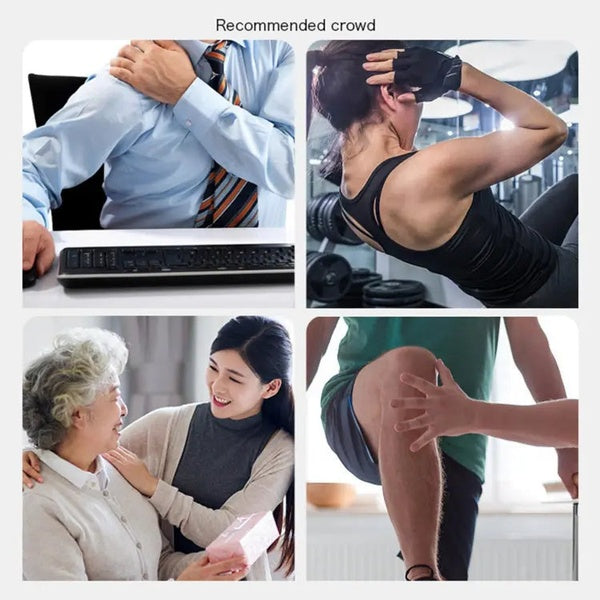 Handheld Massage Gun Deep Tissue Muscle Massager with 12 Massage Heads - GlowLaa.com