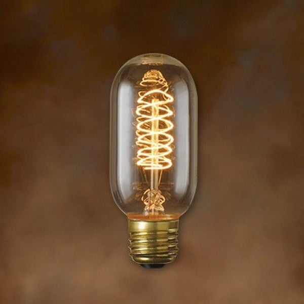 Bulbrite Incandescent T45 Medium Screw Base Light Bulb, 40 Watt, Antique - GlowLaa.com