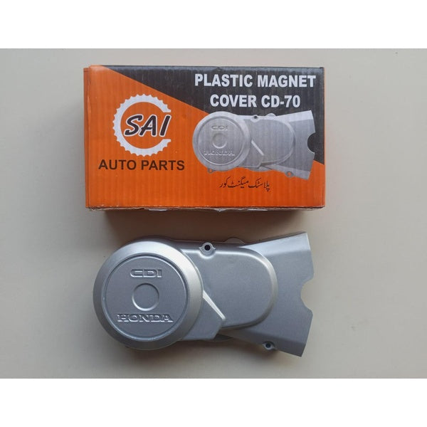 Plastic Magnet Cover for CD 70 Motorcycle | Motorcycle Plastic Magnet Tappa Cover for for 70cc Motorcycles - GlowLaa.com