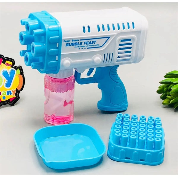 Bubble Bazooka Pro: Electric 2-in-1 Rocket Bubble Gun — Fast Bubbles for Parties, Beach & Backyard Fun - GlowLaa.com