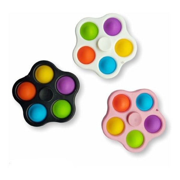 Colorful Finger Spinner – Fun Fidget Toy for Stress Relief, Focus & Anxiety – Smooth Spinning, Compact Design, Perfect for Kids & Adults - GlowLaa.com
