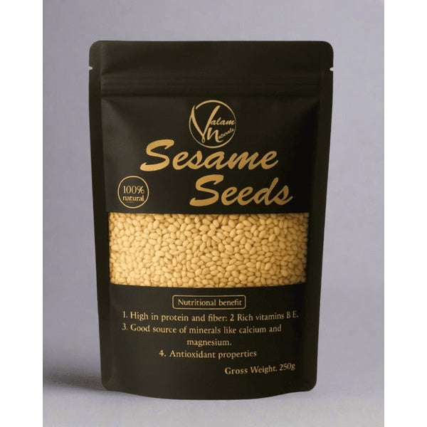 Pure Sesame Seeds – Nutrient-Rich Superfood for Cooking, Baking & Wellness (250g) - GlowLaa.com