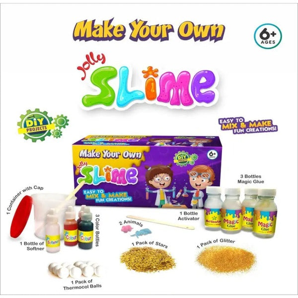 Make Your Own Slime- Slime Making Kit - Slime Kits For Girls and Boys - Slime Kit For Kids - GlowLaa.com