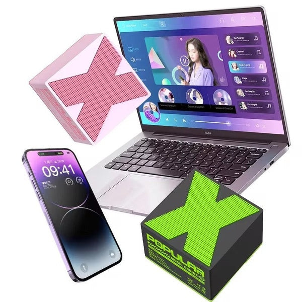 Compact X1 Portable Bluetooth Speaker – Mini HIFI Sound Box for Phone, PC & Laptop – Wireless & Outdoor-Ready(random color) - GlowLaa.com