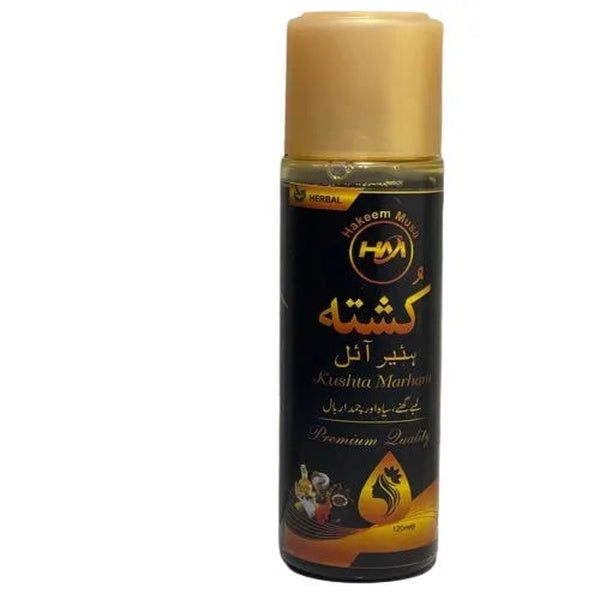 Kushta hair oil Herbal Hair Oil For Long And Healthy Hair 120ml - GlowLaa.com