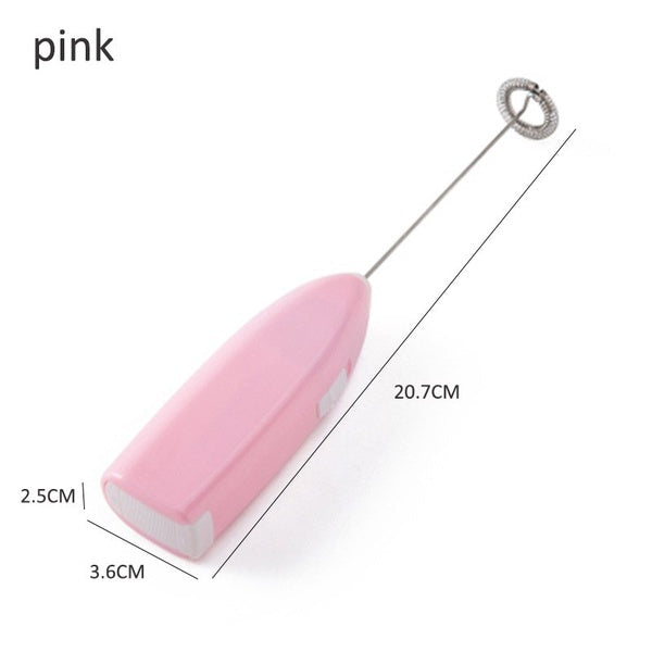 Multipurpose Electric Coffee Beater & Milk Frother | Handheld Mini Blender & Egg Whisk (Portable, Random Color) - GlowLaa.com