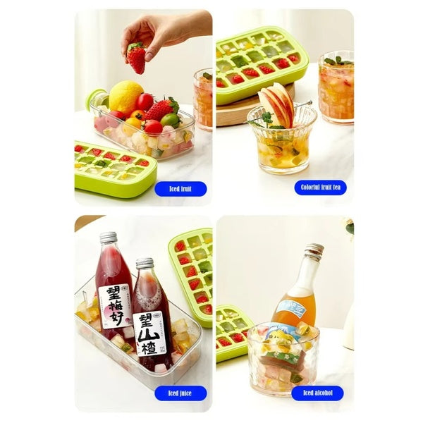 My Crush Cup Ice Cube Tray, Water Bottle Ice Cube Tray, Cool Summer Ice Cube Cup, Upgraded Ice Cube Bottle, Reusable Press-to-Cold Ice Cube Hydration - 500ml - Random Color