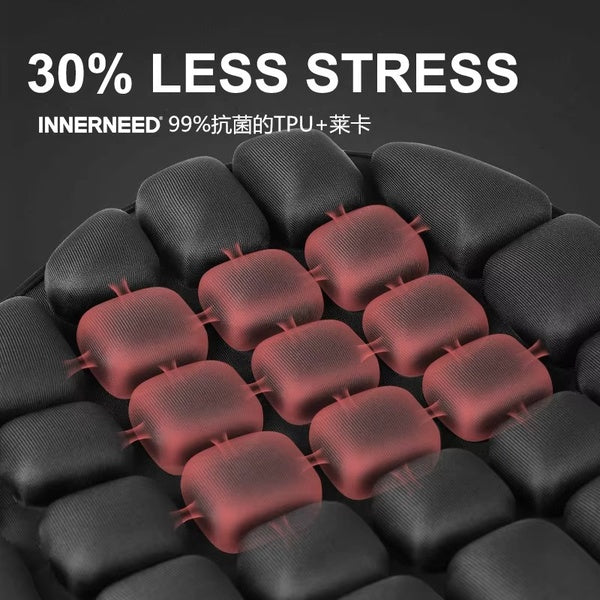 Universal Waterproof Bike and Motorcycle Seat Cushion – Premium Comfortable Relaxer Seat Cover with Anti-Slip Design, Shock Absorption, and Weather-Resistant Protection – Ideal for All Bicycles, Scooters, and Motorcycles - GlowLaa.com