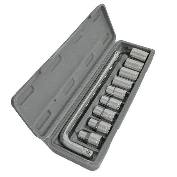 CTW-1810 | 10 Piece High Quality Socket Wrench Set Spanner Car Machine Repair Service Tools Kit | Best Quality Tool Kit - GlowLaa.com