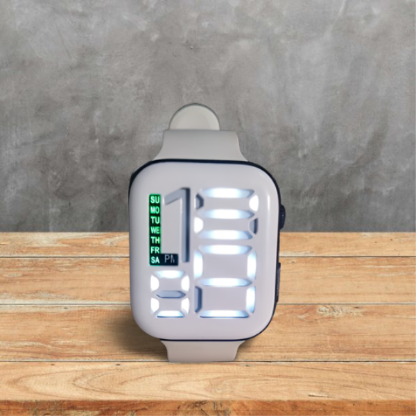 Salicon Strap Digital Display Watch (Pink)