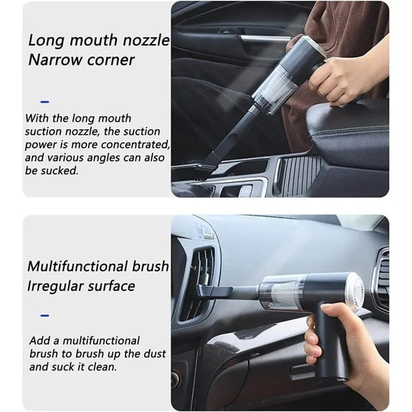 Vacuum Cleaner Household Powerful 2 In 1 Dual Mode Cordless Handheld Wireless Handy Portable light weight Vacuum Cleaner