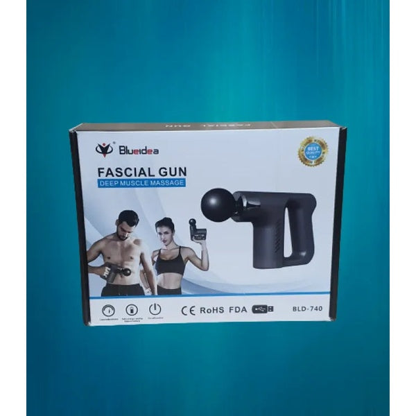 Blueidea Deep Tissue fascial massager with 4 massage Muscle Massage Gun (Random color). - GlowLaa.com