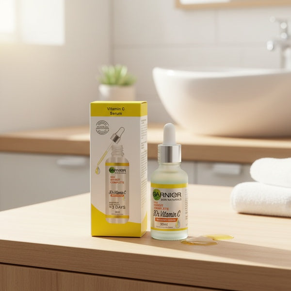 Garnier Skin Naturals Vitamin C Booster Serum 30ml – Bright Complete 30x Vitamin C Formula For Glowing, Spot-Free, And Radiant Skin - GlowLaa.com