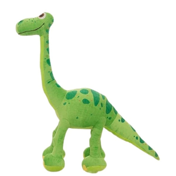 Green Collar Dinosaur Stuffed Toy – Soft Plush Dinosaur Doll for Kids, Toddlers & Babies – Cute Cartoon Dino with Green Neck Scarf – Perfect for Snuggling, Gifting & Nursery Decor - 30 CM - GlowLaa.com