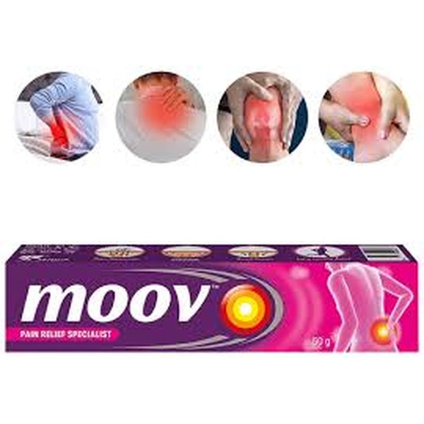 MOOV Pain Relief Cream 100g – Fast-Acting Formula for Aches & Strains - GlowLaa.com